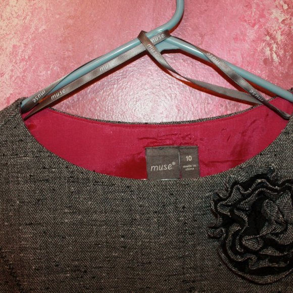 CLOSET CLOSING, last weekend!!!! Grey Dress Muse - Picture 4 of 6